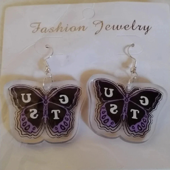 Butterfly earrings new - Picture 2 of 3